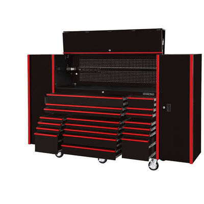 Poedercoating Finish Tool Chest Werkbank Met Beveiligd Sleutel slot En Gereedschap Dozen