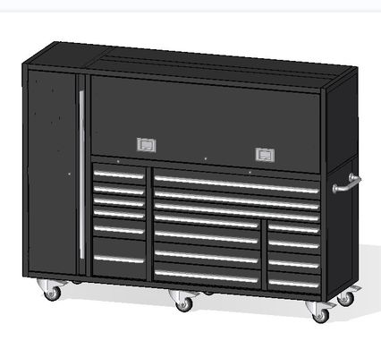 Heavy Duty metaal gereedschapskist met Hutch en Socket laden Multi laden Optioneel