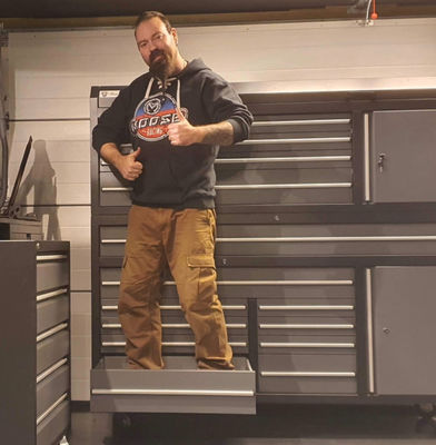 7 tekeners werkplaats rolgereedschapset dooskas met professionele werkplaatsondersteuning