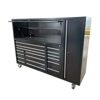 Custom metalen garage kast gereedschapskist met bovenste kasten 72 inch OEM ODM Acceptabel