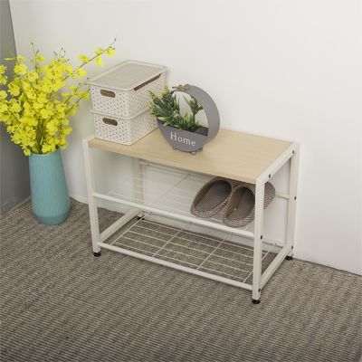Home Office Meubels Metalen schoenrek met aangepaste kleur en organisatorzak