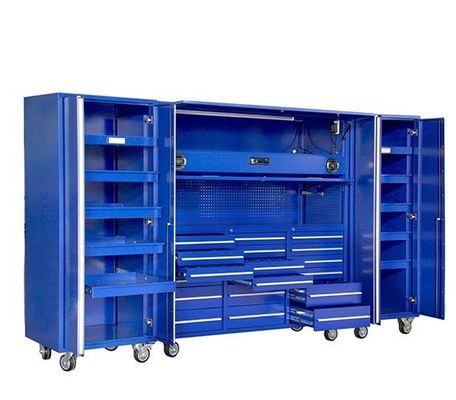 Metalen gereedschapskamers voor het opslaan en organiseren van zware garages