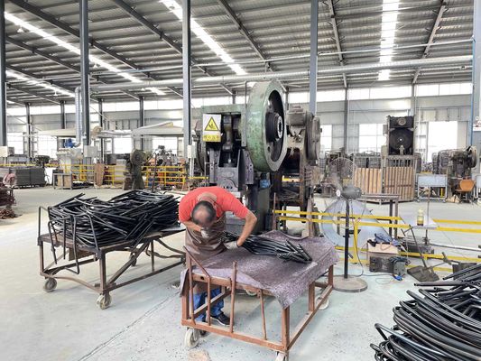 Roestvrij staal handgrepen metalen zware garage gereedschapskist met laden en wielen