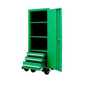 Werkplaats Metalen zware werktuigen van roestvrij staal Garage gereedschapskast met verplaatsbare werkbank