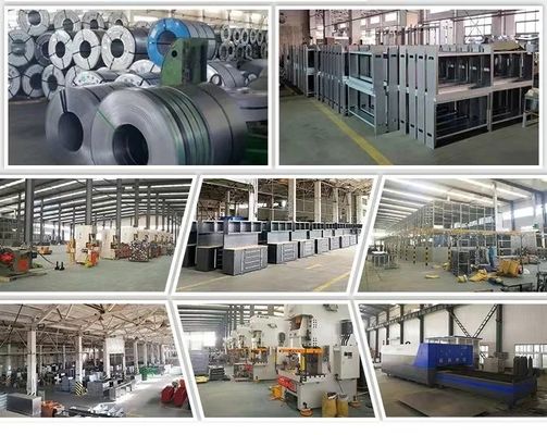 Metalen zware werktuigen 30 laden rollend sluitbaar gereedschapskast voor professionele werkplaatsen