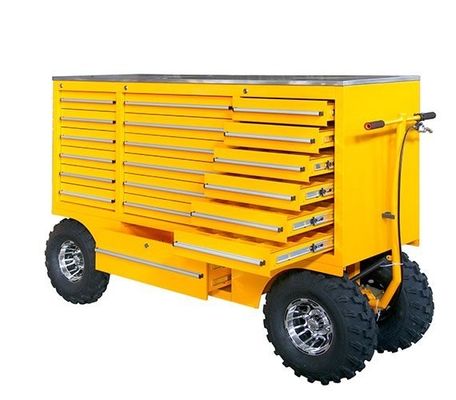 Heavy Duty Steel Chest Trolley Cabinet met optionele laken mat en gepersonaliseerd logo