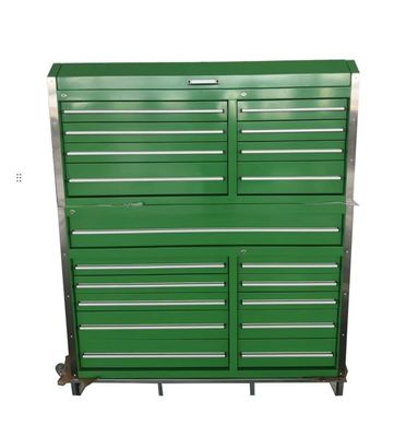 Werktuigen van de garage Industrial Grote zwarte werkbank met staal combinatie gereedschapskast