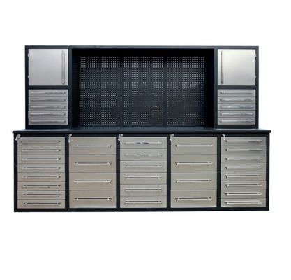 Poedercoating Finish en KEY Lock Heavy Duty Tool Cabinet Werkbank voor magazijn
