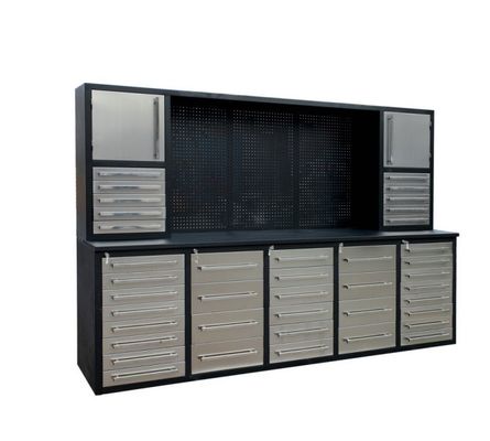 Poedercoating Finish en KEY Lock Heavy Duty Tool Cabinet Werkbank voor magazijn