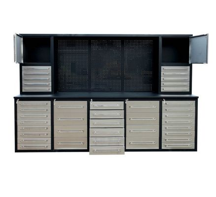 Poedercoating Finish en KEY Lock Heavy Duty Tool Cabinet Werkbank voor magazijn