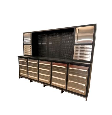 Poedercoating Finish en KEY Lock Heavy Duty Tool Cabinet Werkbank voor magazijn