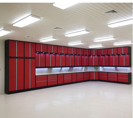 Multifunctionele garage werkplaats rollende gereedschapskist en kast voor het opslaan van zware gereedschappen