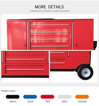 Berging Custom Industrial Heavy Duty Tool Cabinet met laden en roestvrijstalen handgrepen