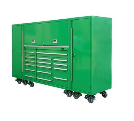 ODM Customized Auto Mechanic Tool Box Tool Chest met Hutch Tools Kas Trolley Leveranciers