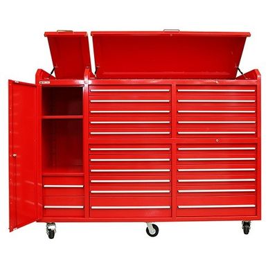 Poedercoating afwerking 22-laaier metalen trolley kast gereedschap voor op maat gemaakte ondersteuning