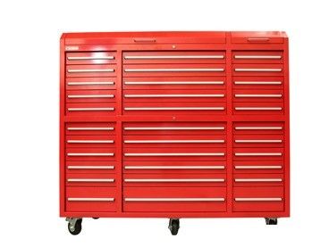 Poedercoating afwerking 22-laaier metalen trolley kast gereedschap voor op maat gemaakte ondersteuning