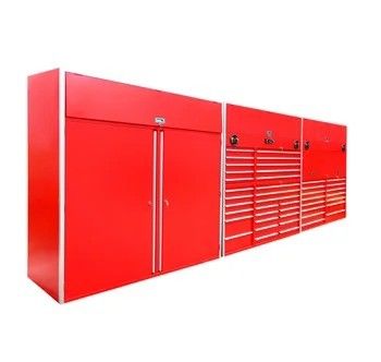 Aanpassen modulaire staal garage gereedschapskast met sleutel slot en poeder coat staal afwerking
