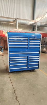 Garage Werkplaats Berging Metalen gereedschapskast met Hutch en professionele gereedschapskast