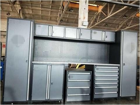 Roestvrij staal handgrepen op maat grote kast voor het opslaan van naaimachine en gereedschap