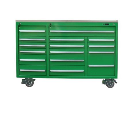 Professionele gereedschapskist met zware metalen constructie en draagbare kast