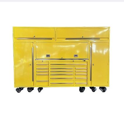 Garage kast opslag systeem zware voertuigen verhuizer trolley en metalen gereedschapskist inbegrepen