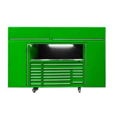 Modulaire gereedschapskamers voor werkplaatsen met sleutel slot en aangepaste RAL kleur