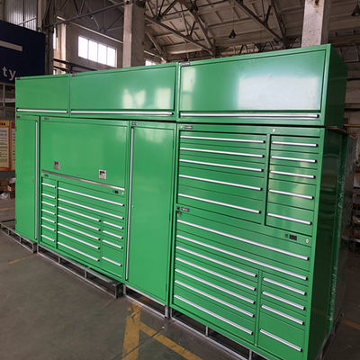 Modulaire gereedschapskamers voor werkplaatsen met sleutel slot en aangepaste RAL kleur
