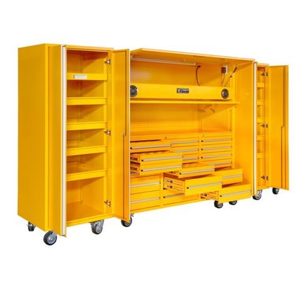 Op maat gemaakte ondersteuning OEM Heavy Duty Rolling Tool Cabinet voor workshop organisatie