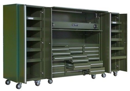 Op maat gemaakte ondersteuning OEM Heavy Duty Rolling Tool Cabinet voor workshop organisatie