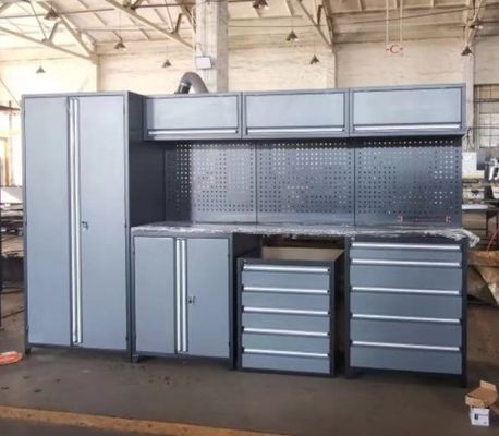ODM-ondersteuning Op maat gemaakte metalen gereedschapskist rolgereedschapskast voor opslag en organisatie