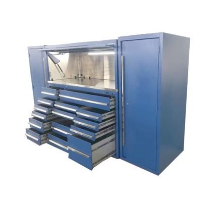 2024 Auto Repair Garage Workshop Rolling Tool Box Heavy Duty Metalen gereedschapskast op wielen
