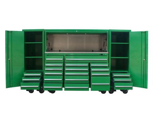2024 Auto Repair Garage Workshop Rolling Tool Box Heavy Duty Metalen gereedschapskast op wielen