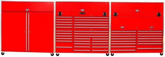 1.0mm 1.2mm 1.5mm Garage Metalen Gereedschapskast met optionele rollers en slot inbegrepen