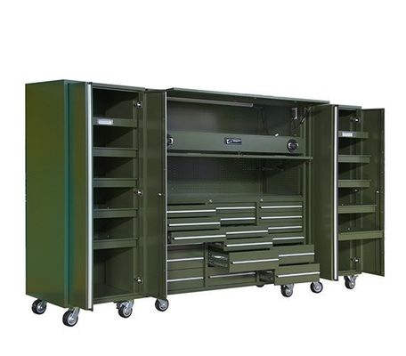 Garage Werkplaats Stainless Steel Gereedschapsopslagkas voor de opslag van zware apparatuur