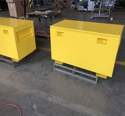 Werktuigdoos voor buitenwerkzaamheden met slot van staal Werktuigdoos voor mechanische werkzaamheden