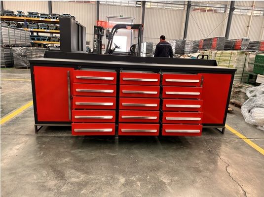 Werkplaats voor garages Metalen gereedschapskast Berging Koudgewalst staal werkbank voor garages