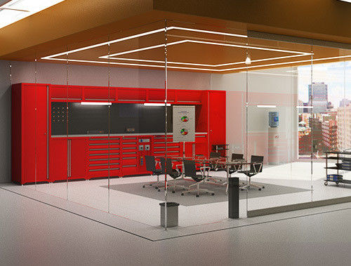 Garage kast opslag gereedschapskast met poeder gecoate afwerking en optionele laken mat