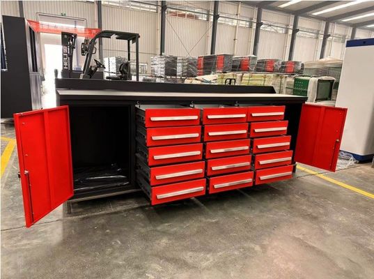 Werkplaats voor zware werktuigen Werkbank voor opslag van onderdelen voor gereedschappen