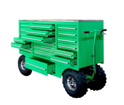 Op maat gemaakte ondersteuning OEM Heavy Duty Metal Tool Box Trolley Rolling Tool Chest voor van