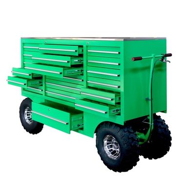 Garagewinkelgereedschappen 19 laden Heavy Duty Metal Van Box Werkplaats gereedschapskist met casters