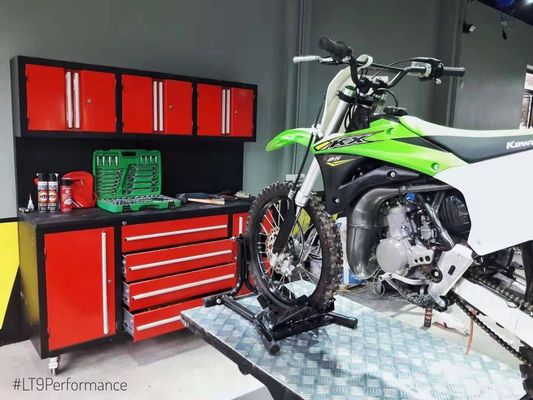 Werkplaats Garage Berging Gereedschapskast met gereedschapsholding en hanggroep in bruin