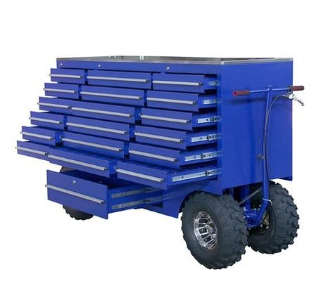 Klant Kleurgereedschapskist Trolley Mechanic Drawer Gereedschapskist met wielen en kast