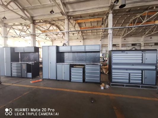 Op maat gemaakte ondersteuning ODM Heavy Duty Steel Tool Box Set voor Auto Repair Garage Workshop