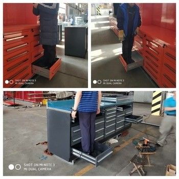 De ultieme garage werkplaats 20 laden zware metaal gereedschapskast met pegboard