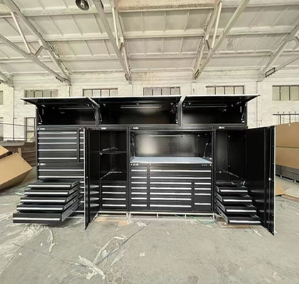 1.0mm 1.2mm 1.5mm Multi Custom Made Werkbank Gereedschapskast met slot en optionele rollen