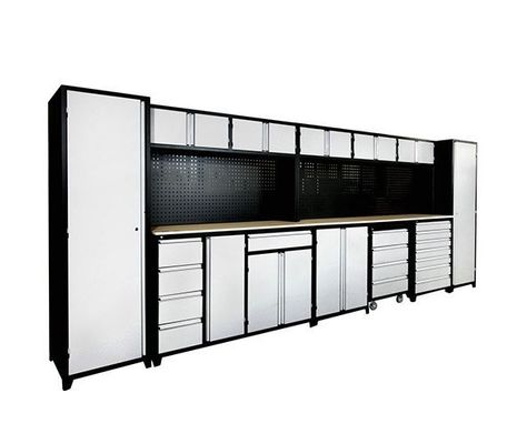 Professionele gereedschapskist op wielen Garage kast met staal poedercoating en handvat