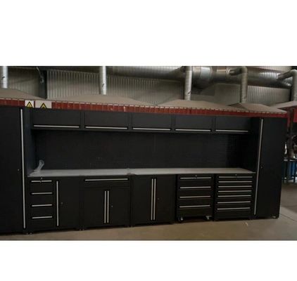 Meerdere lades Optioneel Rood Flat Pack Garage kastjes voor auto reparatie werkplaats opslag
