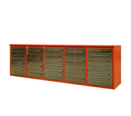 Industriële werkplaats Gereedschap Gereedschap Sorage kast met meerdere laden en pegboard