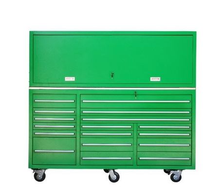 Werktuigen voor garagehuizen Zware rollende gereedschapskist met Hutch en Masterforce-kast