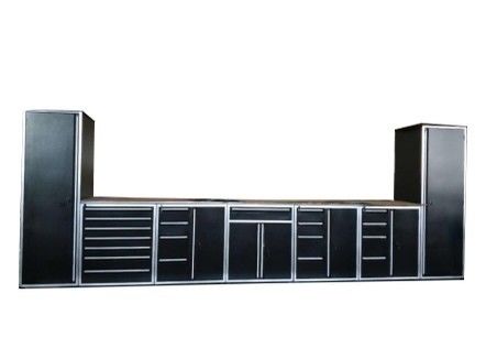 Modulaire Garagekast Werkbank met ons Algemene gereedschapskist Accessoires en gereedschapskist